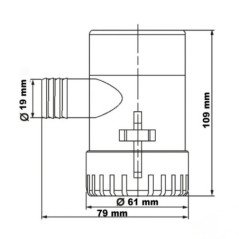TREM POMPA AD IMMERIONE PORTATA 550 GPH