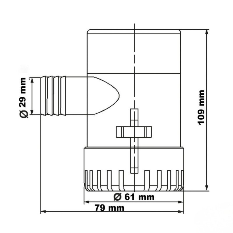 TREM POMPA AD IMMERIONE PORTATA 1100 GPH