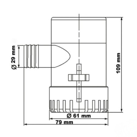 TREM POMPA AD IMMERIONE PORTATA 1100 GPH