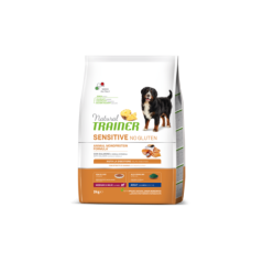 NATURAL TRAINER SENSITIVE ADULT MAXI CON SALMONE E CEREALI