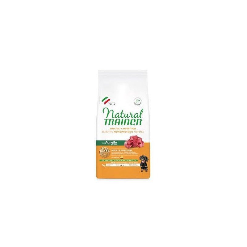 NATURAL TRAINER SENSITIVE ADULT CON AGNELLO E CEREALI INTEGRALI