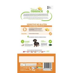 NATURAL TRAINER SENSITIVE ADULT CON ANATRA E CEREALI 2KG