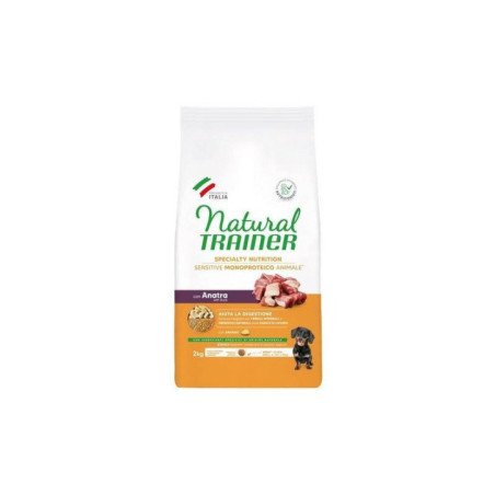 NATURAL TRAINER SENSITIVE ADULT CON ANATRA E CEREALI 2KG