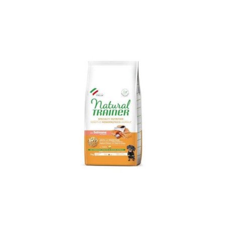NATURAL TRAINER SENSITIVE ADULT MINI CON SALMONE E CEREALI