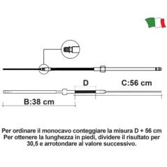 ULTRAFLEX CAVO TIMONIERA M58