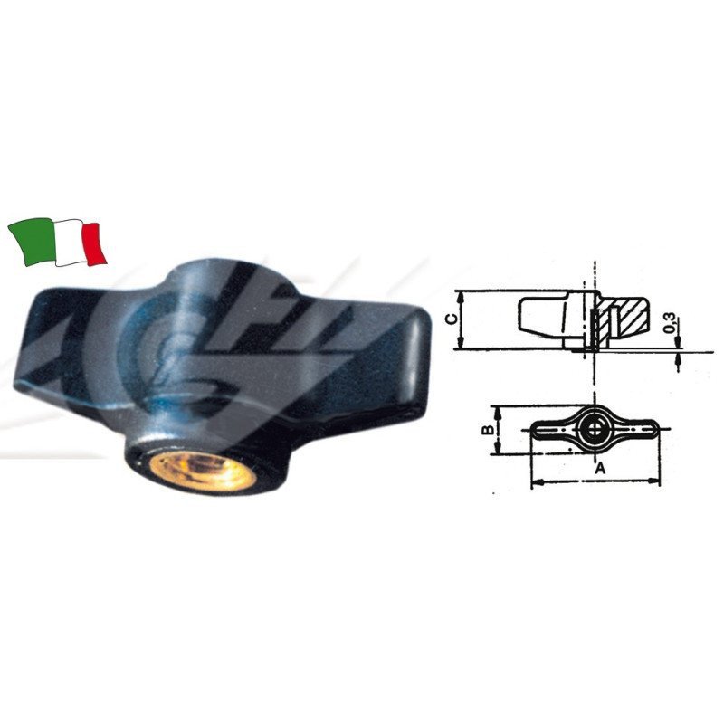 GFN GALLETTO CON BOCCOLA IN OTTONE