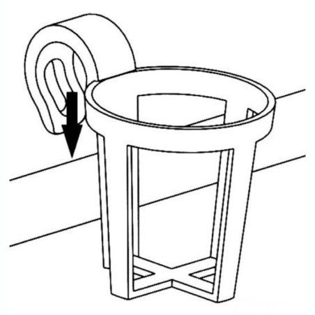 OSCULATI PORTA BICCHIERE UNIVERSALE A SCATTO