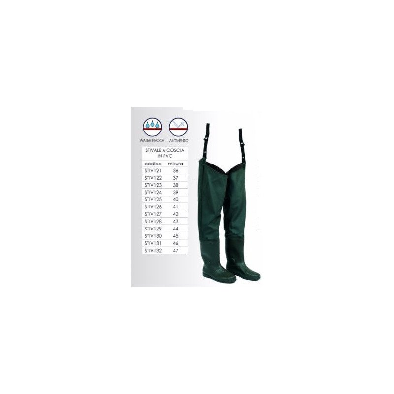 EXPERT PREDATOR STIVALE TUTTO COSCIA IN PVC