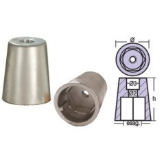 MARTYR OGIVA ANODO TIPO RADICE ASSE ESAGONALE