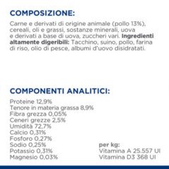 HILL'S CANE E GATTO UMIDO URGENT CARE A/D POLLO 200GR