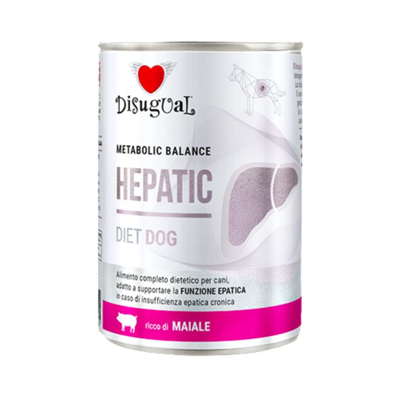DISUGUAL CANE LATTINA METABOLIC HEPATIC DIET MAIALE 400GR