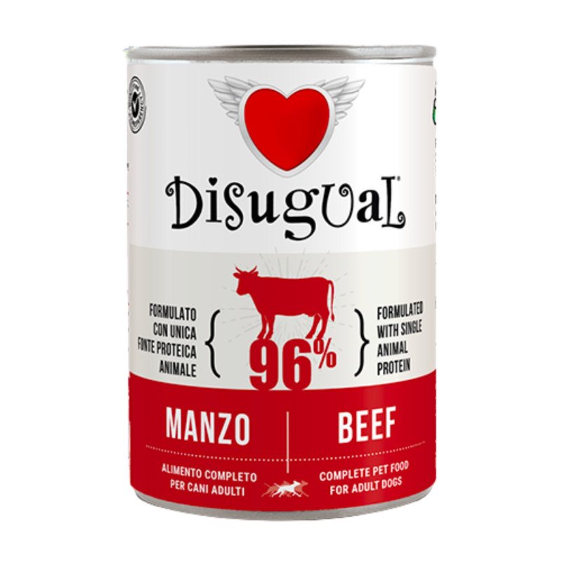 DISUGUAL CANE LATTINA MONOPROTEIN ADULT MANZO 400GR