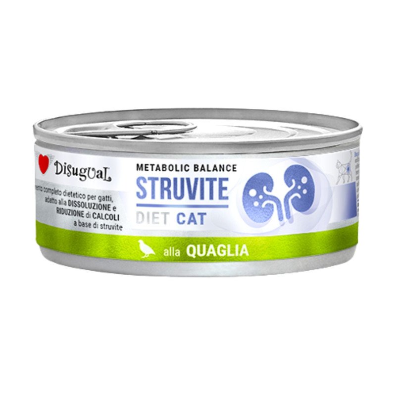DISUGUAL GATTO LATTINA METABOLIC STRUVITE DIET QUALGLIA 85GR