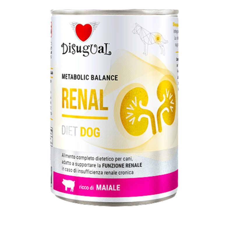 DISUGUAL CANE LATTINA METABOLIC RENAL DIET MAIALE 400GR