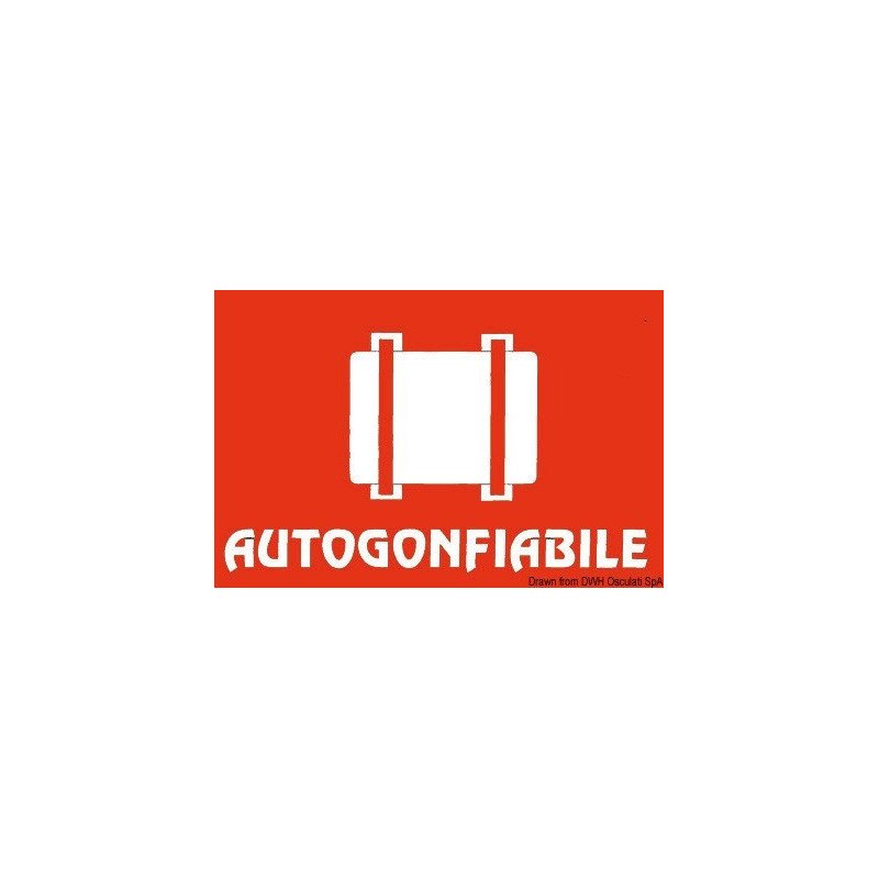 ADESIVO REGOLAMENTARE CE AUTOGONFIABILE 127X80MM