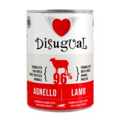 DISUGUAL CANE LATTINA MONOPROTEIN ADULT AGNELLO 400GR
