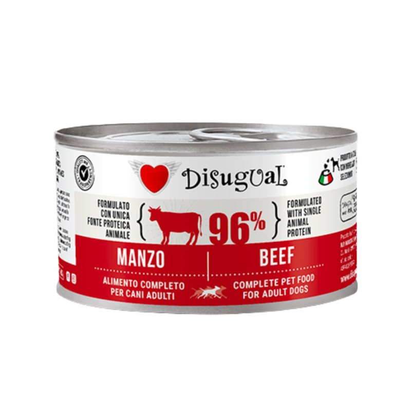 DISUGUAL CANE LATTINA MONOPROTEIN ADULT MANZO 150GR