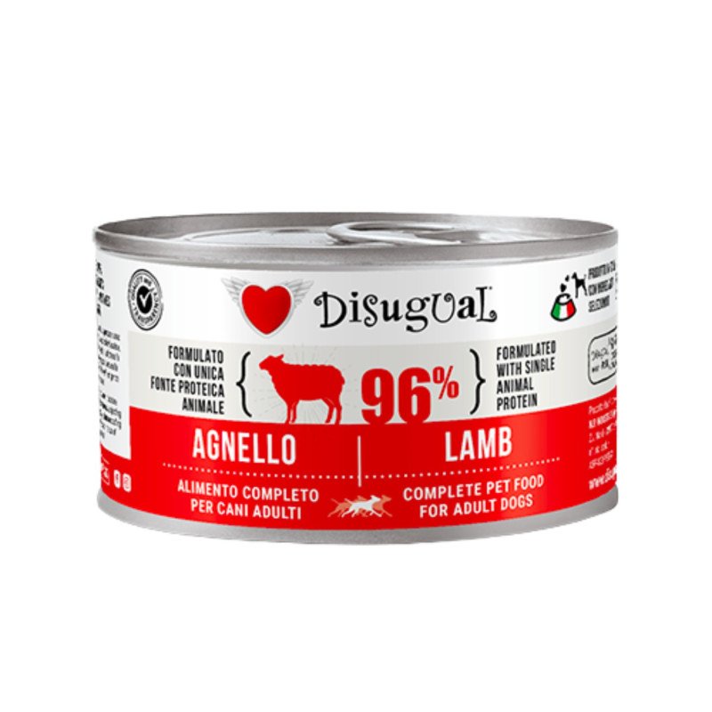 DISUGUAL CANE LATTINA MONOPROTEIN ADULT AGNELLO 150GR