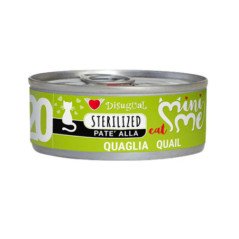 DISUGUAL GATTO LATTINA MINI ME STERILISED PATE' QUAGLIA 85GR