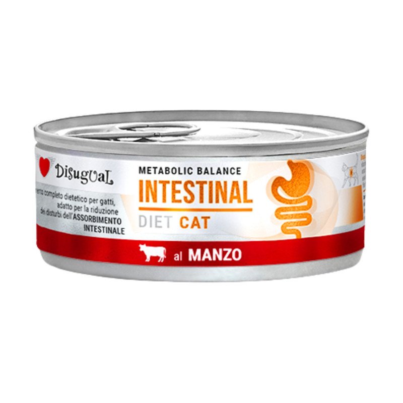 DISUGUAL GATTO LATTINA METABOLIC INTESTINAL DIET MANZO  85GR
