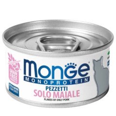 MONGE MONOPROTEIN PEZZETTI MAIALE 80GR