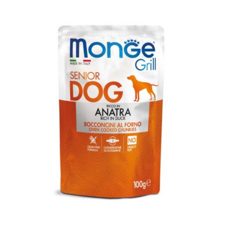 MONGE GRILL CANE ADULT ANATRA 100GR