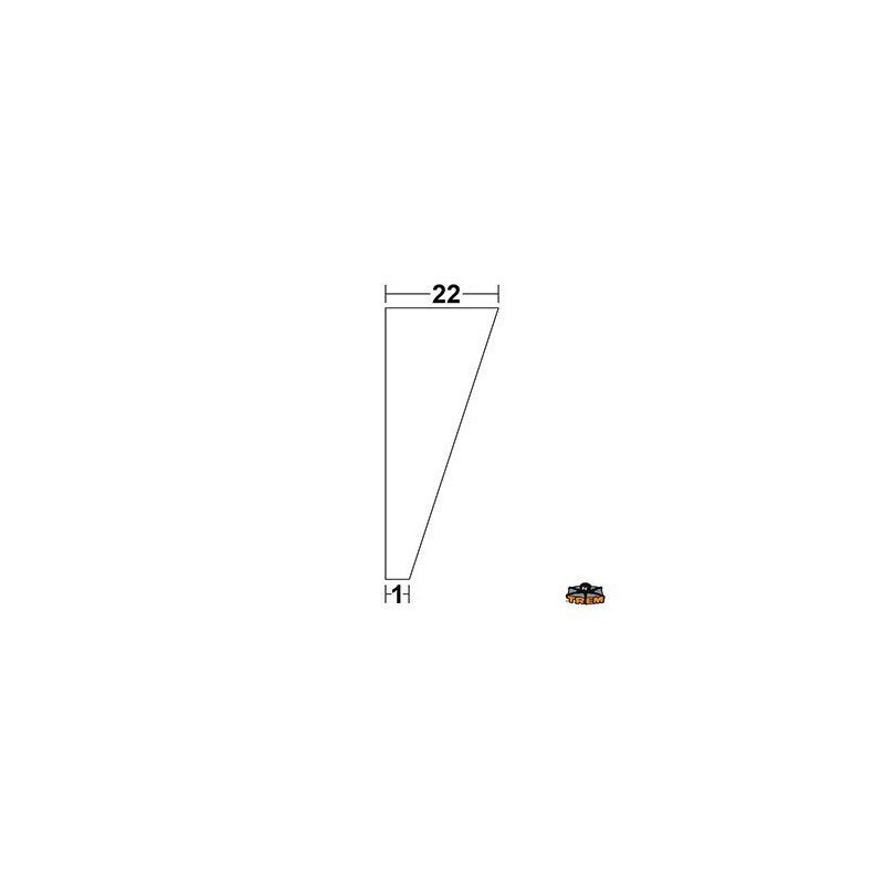 TREM PIASTRA PROTEGGI POPPA PLASTICA A CUGNO BIANCA