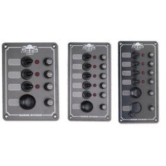 TREM PANNELLI ELETTRICI CON INTERRUTTORI STAGNI E SPIE