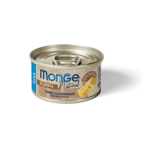 MONGE NATURAL PUPPY TONNO CON FORMAGGIO 95GR