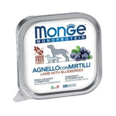 MONGE MONOPROTEIN PATE' AGNELLO CON MIRTILLI 150GR