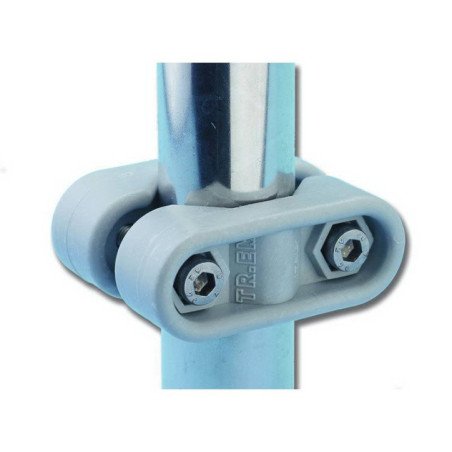 TREM KIT MORSETTI COMPLETI DI VITI PER TUBO 25 MM