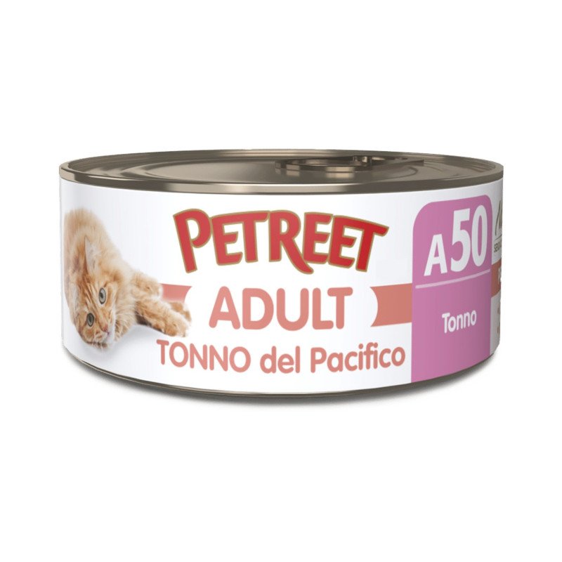 PETREET TONNO DEL PACIFICO ADULT A50 TONNO 70GR