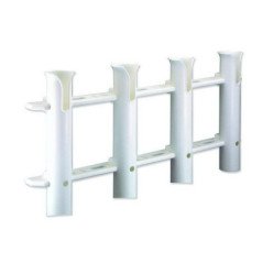 TREM PORTACANNE  MULTIPLO IN PLASTICA ANTIURTO 4 CANNE