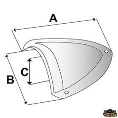 TREM CUFFIE COPRISCARICO E SFIATI INOX AISI 316