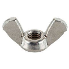 DADO AD ALETTE A FARFALLA ACCIAIO INOX A2
