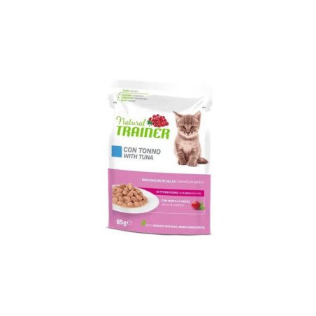 NATURAL TRAINER GATTO KITTEN E YOUNG TONNO 85GR