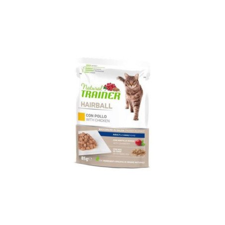 NATURAL TRAINER GATTO KITTEN E YOUNG MERLUZZO 85GR