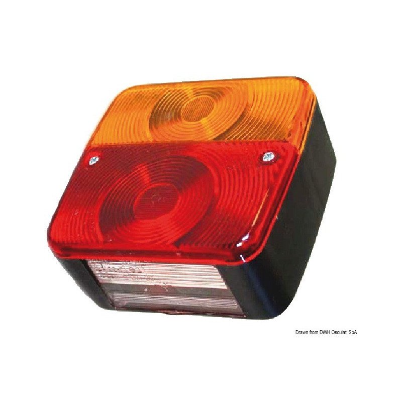 OSCULATI FANALE POSTERIORE 3 FUNZIONI 2 LAMPADINE