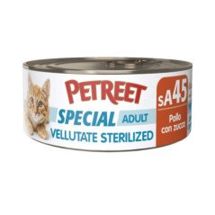 PETREET SPECIAL ADULT STERILISED SA45 POLLO CON ZUCCA 70GR