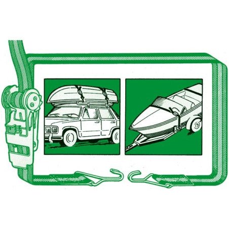 TREM CINGHIA IN POLIESTERE BLU CON FIBBIA FAST CARGO