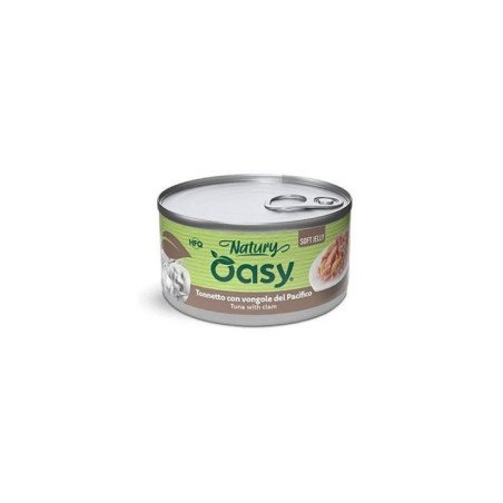 OASY GATTO TONNETTO CON VONGOLE NATURY SOFT JELLY HFQ 85GR