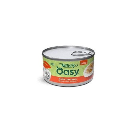 OASY GATTO POLLO CON ZUCCA NATURY SOFT JELLY HFQ 85GR