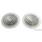 OSCULATI GRIGLIA CONCENTRICA CON 3 VITI IN ABS BIANCO