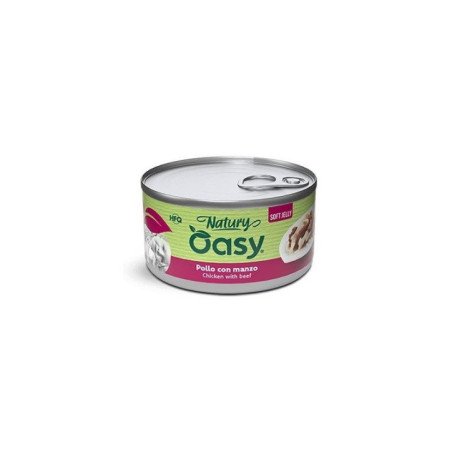 OASY GATTO POLLO CON MANZO NATURY SOFT JELLY HFQ 85GR