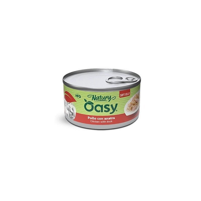 OASY GATTO POLLO CON ANATRA NATURY SOFT JELLY HFQ 85GR