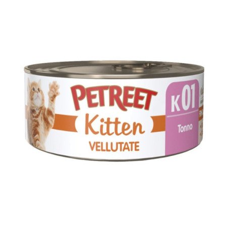 PETREET KITTEN VELLUTATE K01 TONNO 60GR