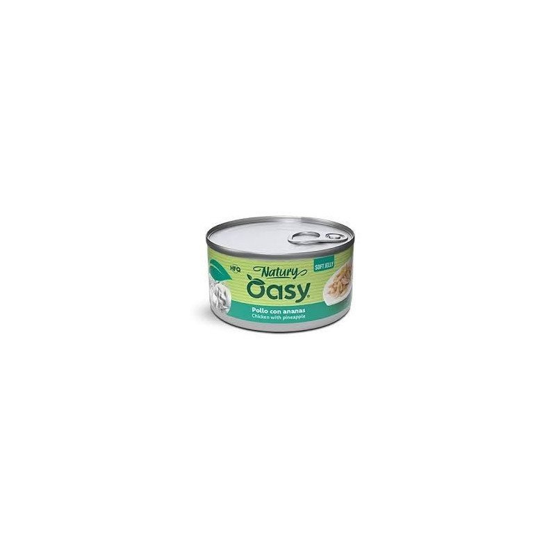 OASY GATTO POLLO CON ANANAS NATURY HFQ 85GR