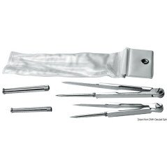 OSCULATI COMPASSO IN OTTONE CROMATO 140MM