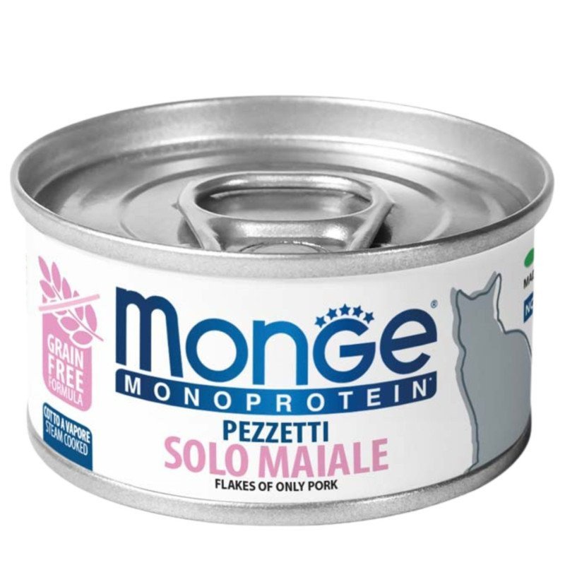 MONGE MONOPROTEIN PEZZETTI MAIALE 80GR