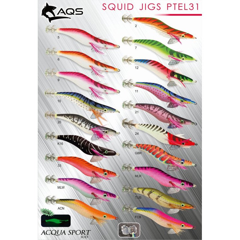 AQS TOTANARE SEPPIE E CALAMARI SQUID JIG 3.0